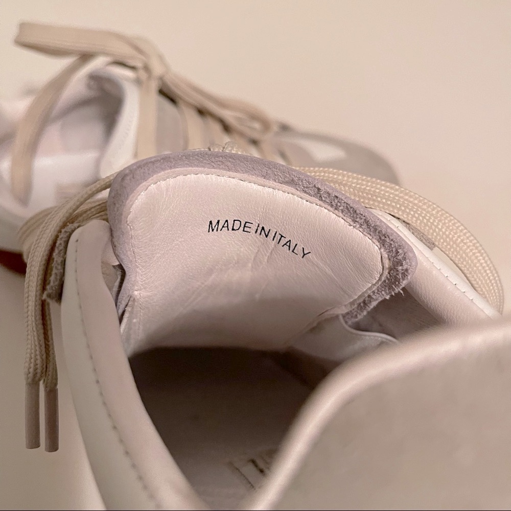 MAISON MARGIELA Replica low-top leather and suede sneakers (EU 39 | US 6) - Picture 9 of 9